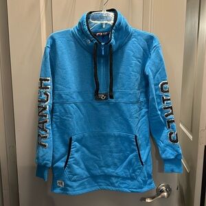 Ranch Girls Size XS Turquoise Sweatshirt Pre-owned